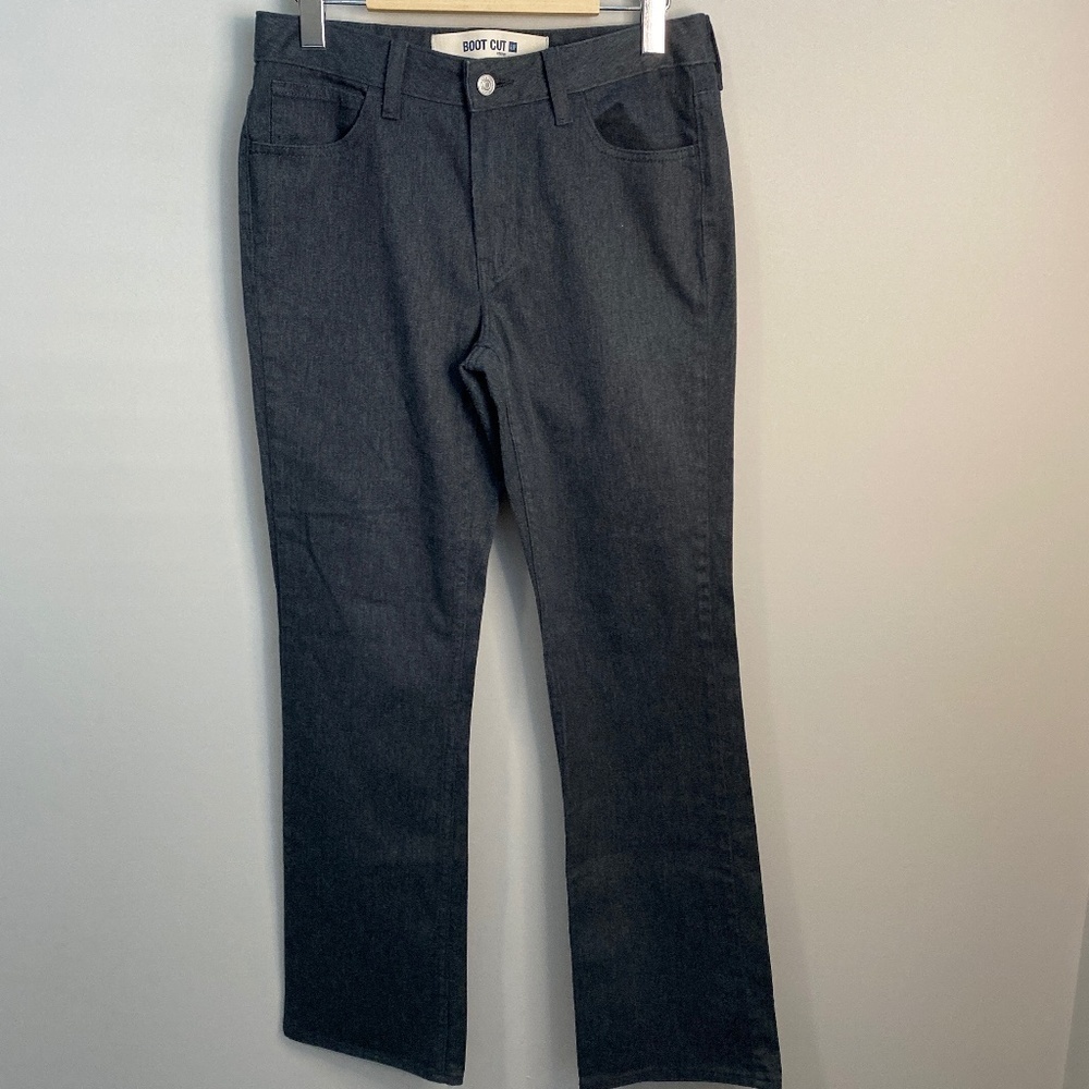 Gap Women's Charcoal Gray Bootcut Stretch Casual Dress Pant